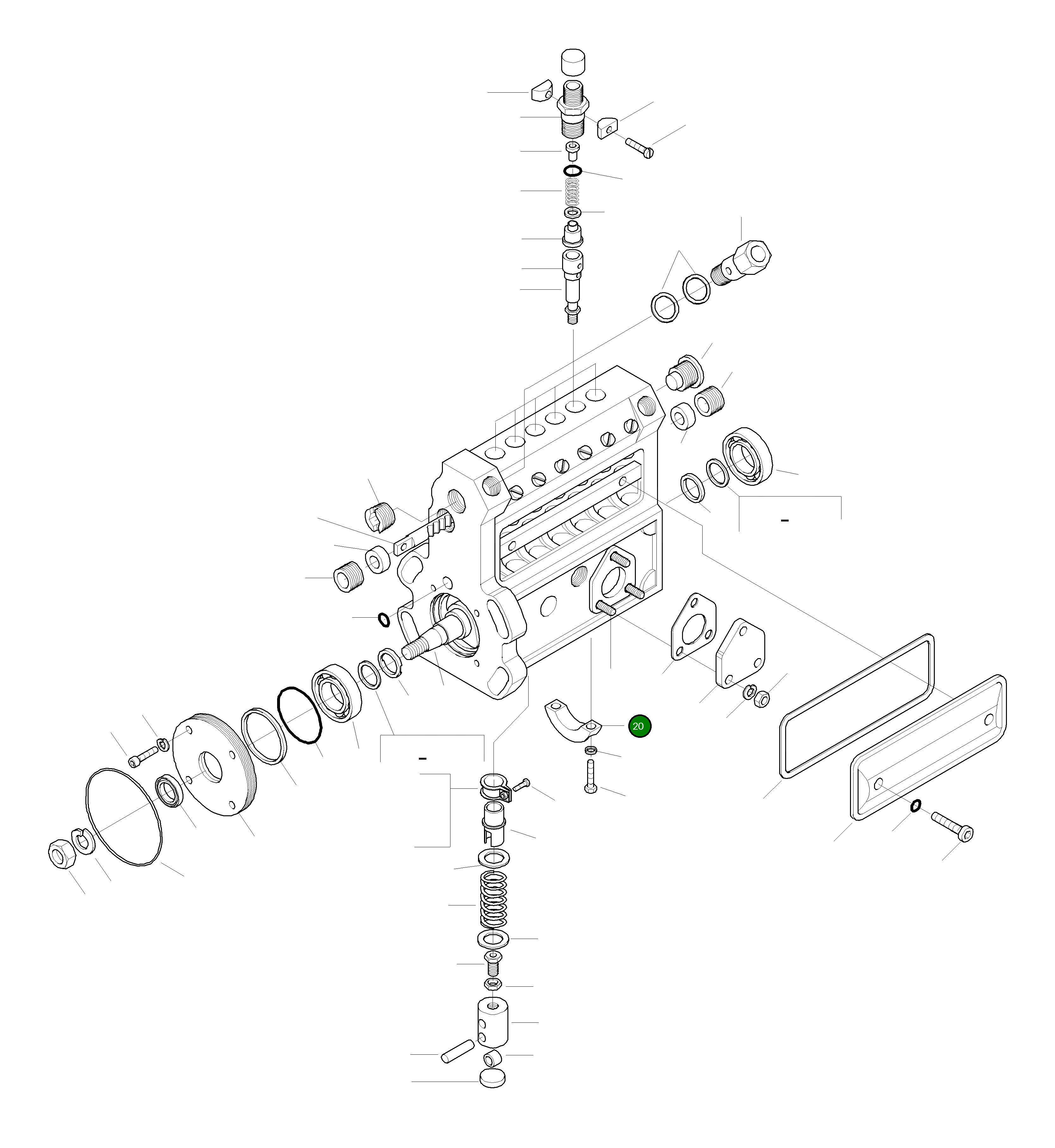 Вкладыш подшипника 424-72-H1620 Komatsu