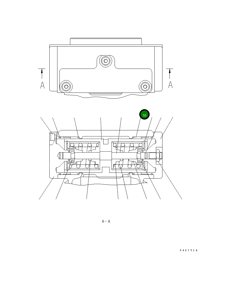 Втулка UC1704318679 Komatsu