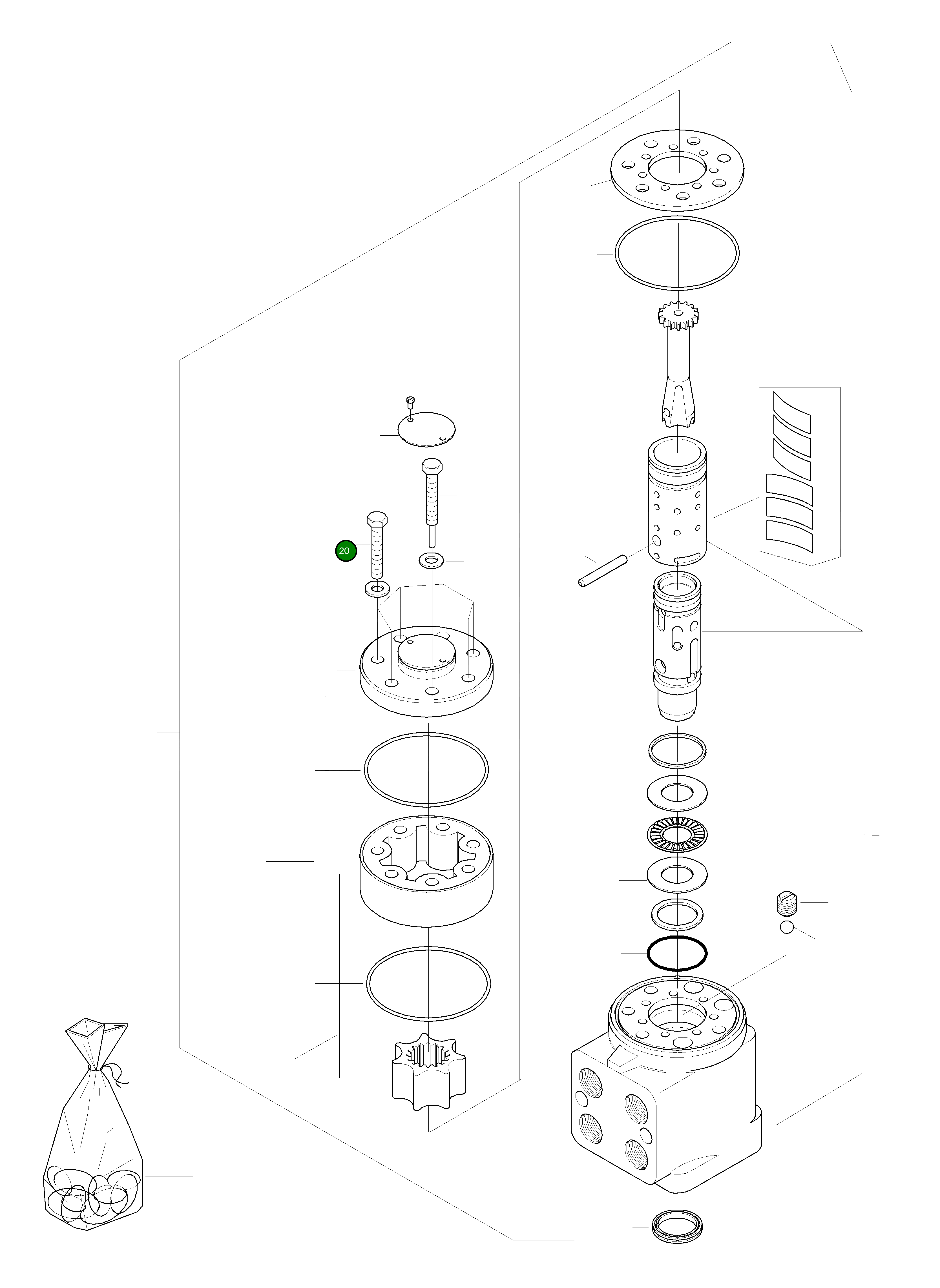 Винт 421-64-H0P18 Komatsu