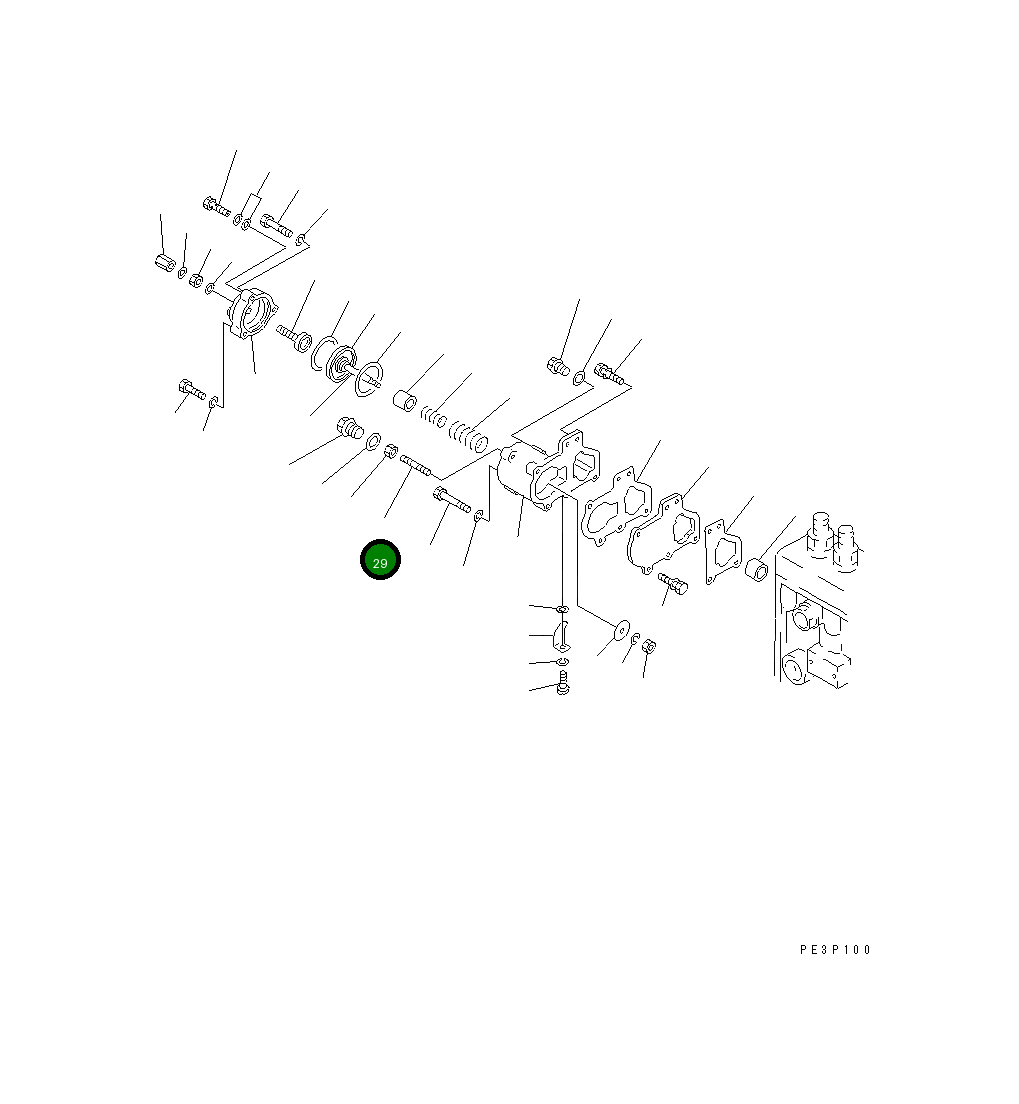 ВинтВ 22MM DK154404-1500 Komatsu