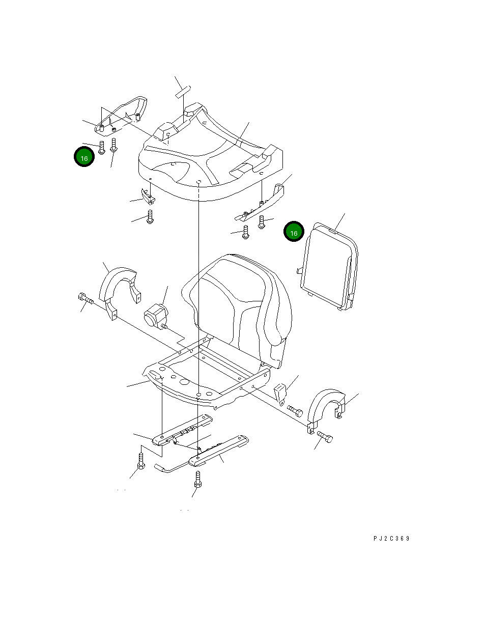 Винт 3EB-50-39270 Komatsu