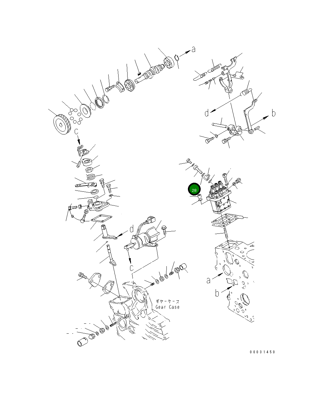 Винт KT15841-5132-0 Komatsu