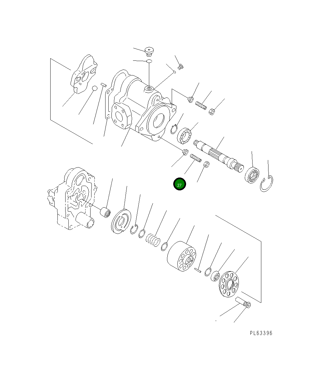 Винт FUTHSA-8X35 Komatsu