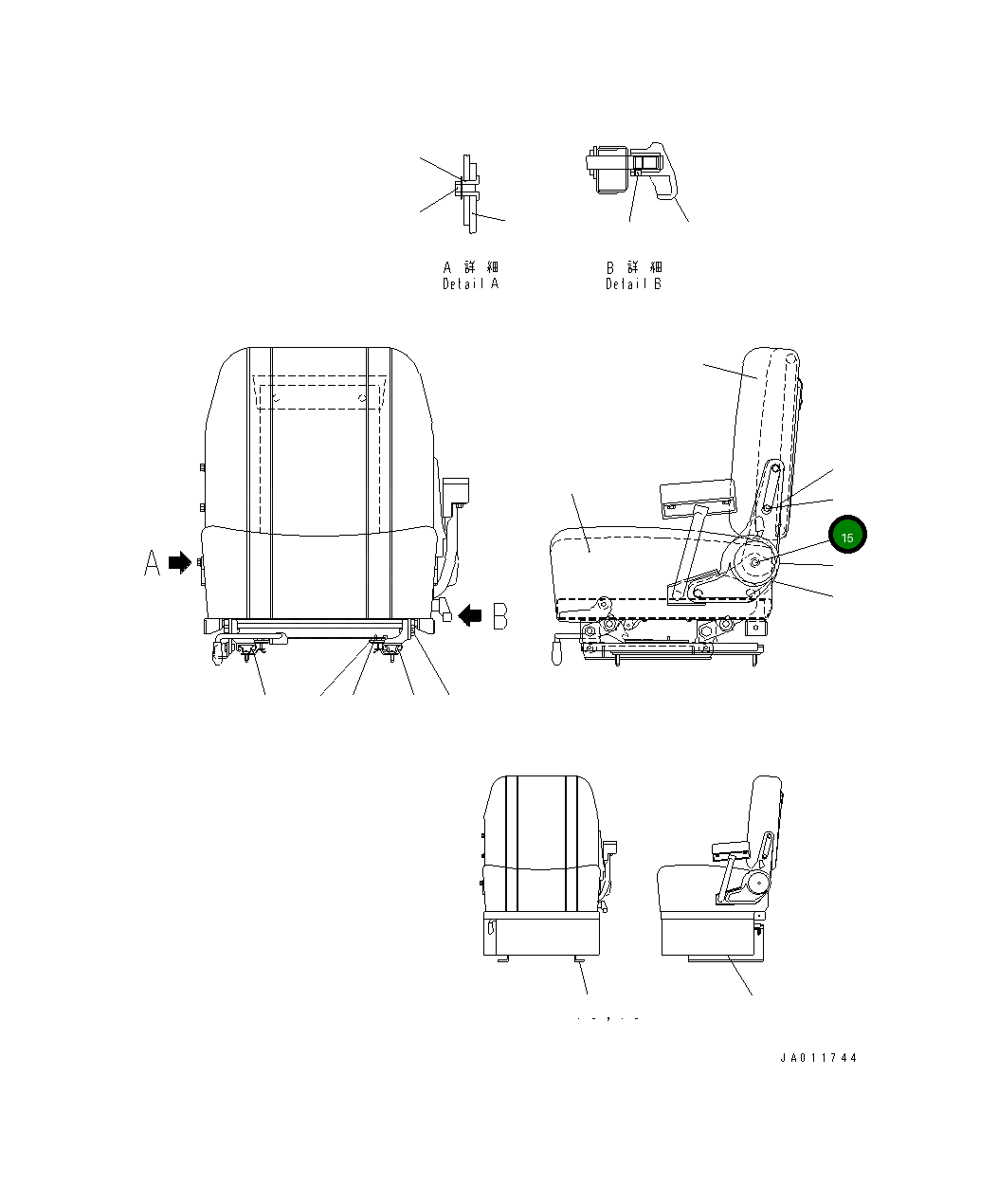 Винт NAN88959 Komatsu