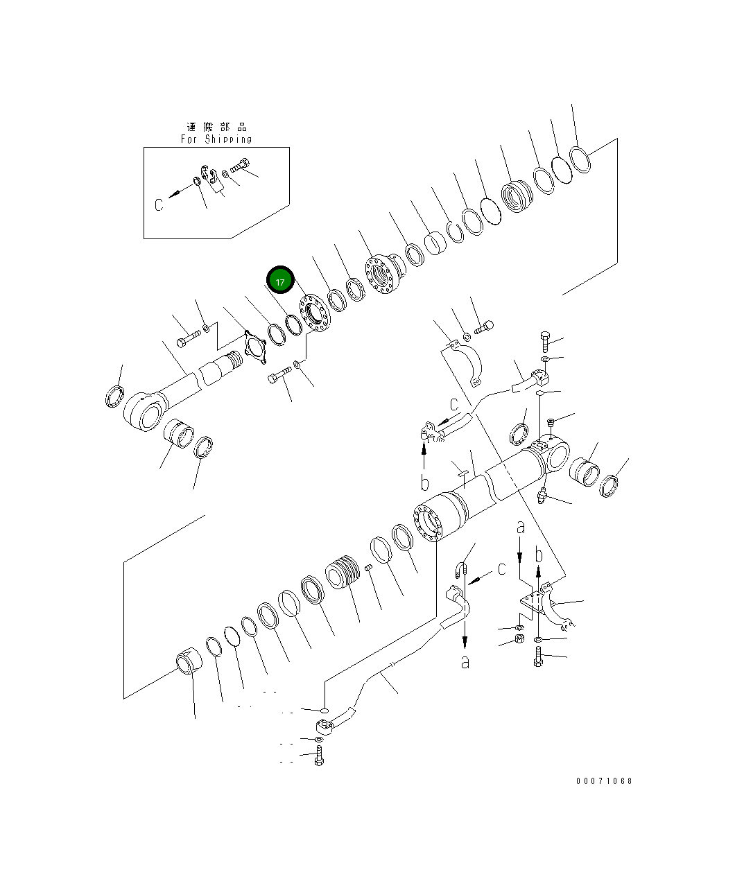 Втулка 707-88-05010 Komatsu