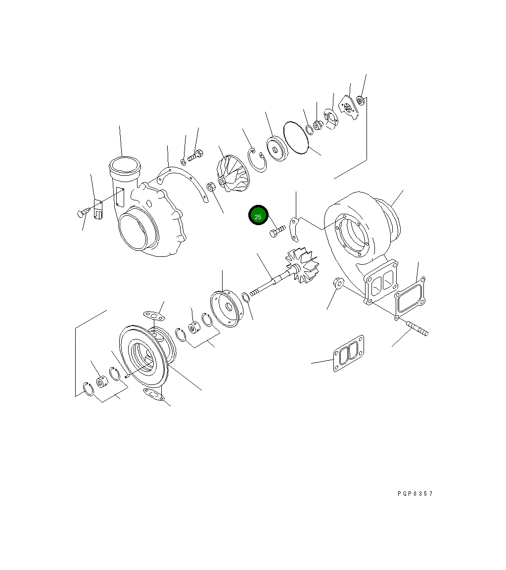 Винт CU3759917 Komatsu
