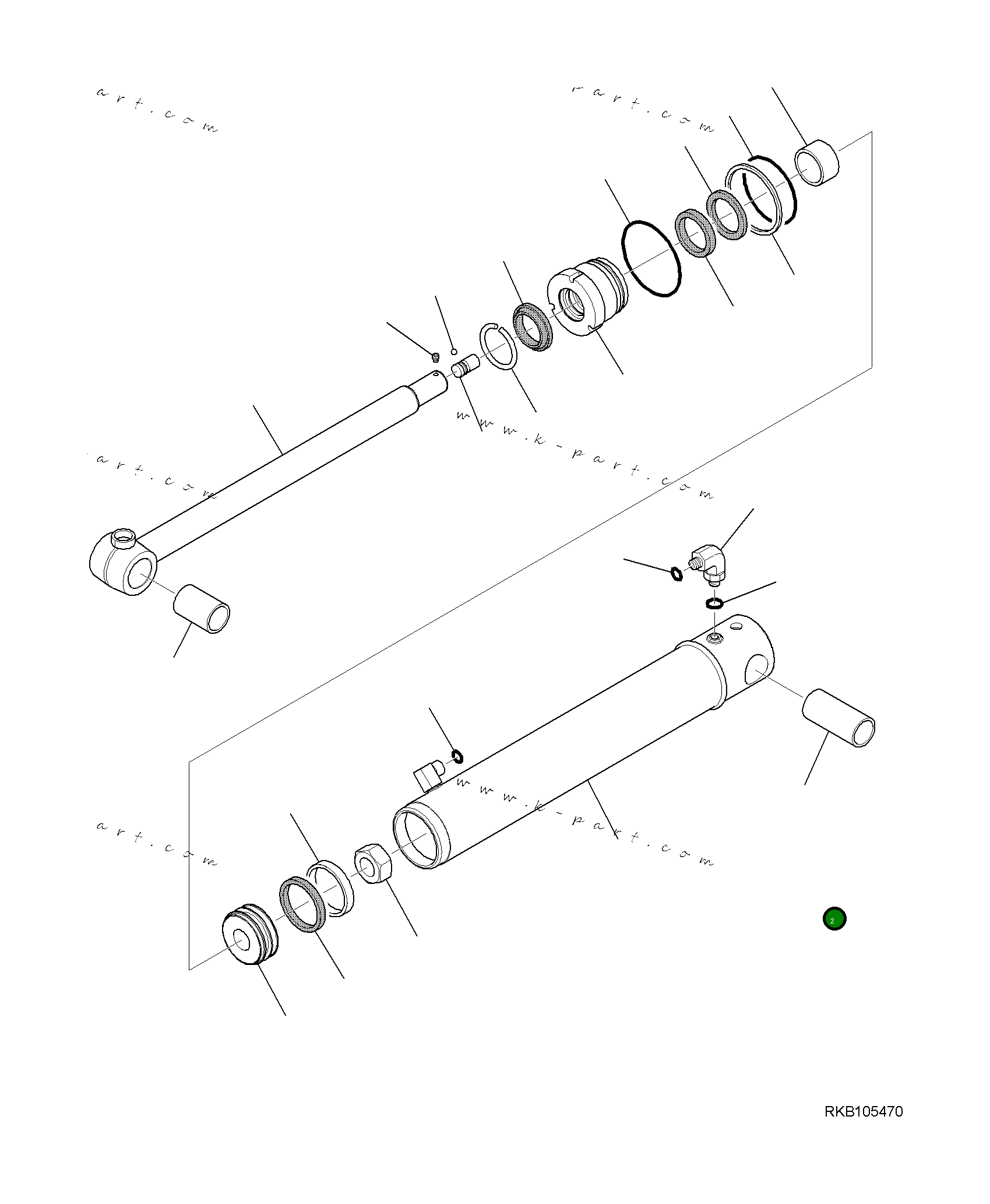 Втулка 707-76-45650 Komatsu