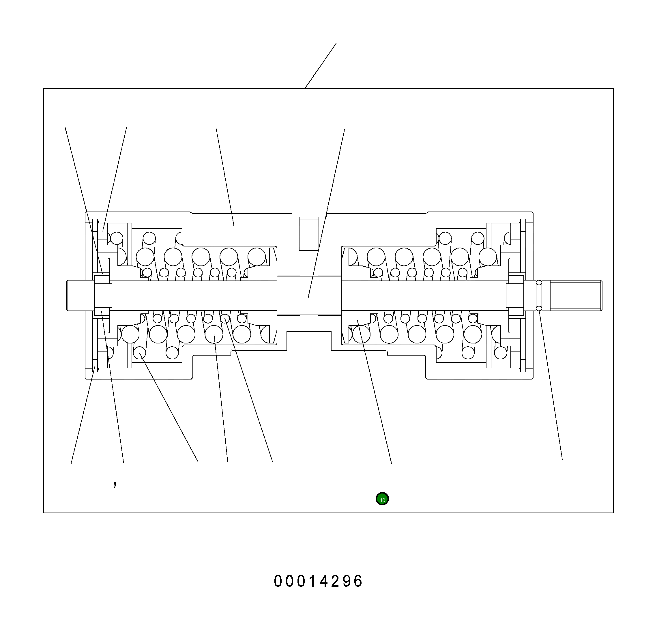 Втулка UC1704492483 Komatsu