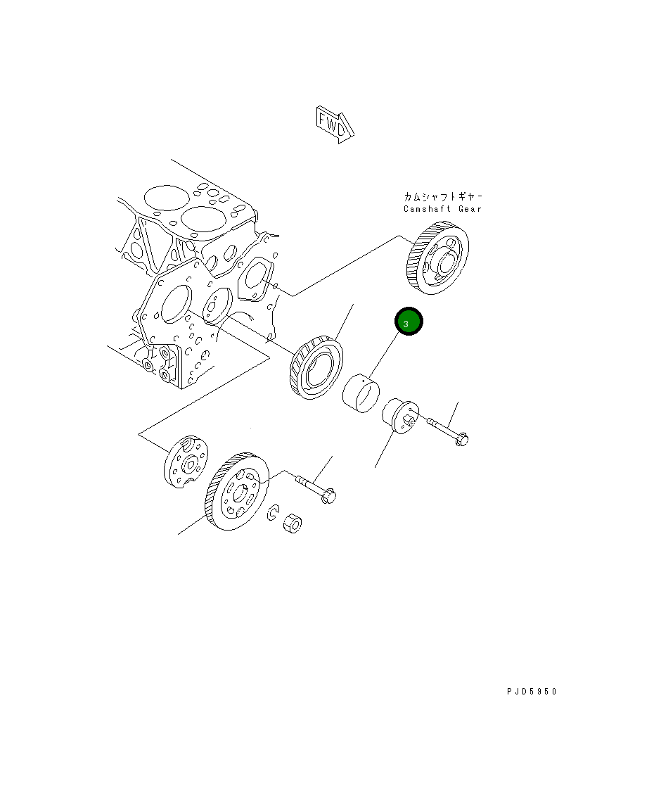 Втулка YM129150-25920 Komatsu