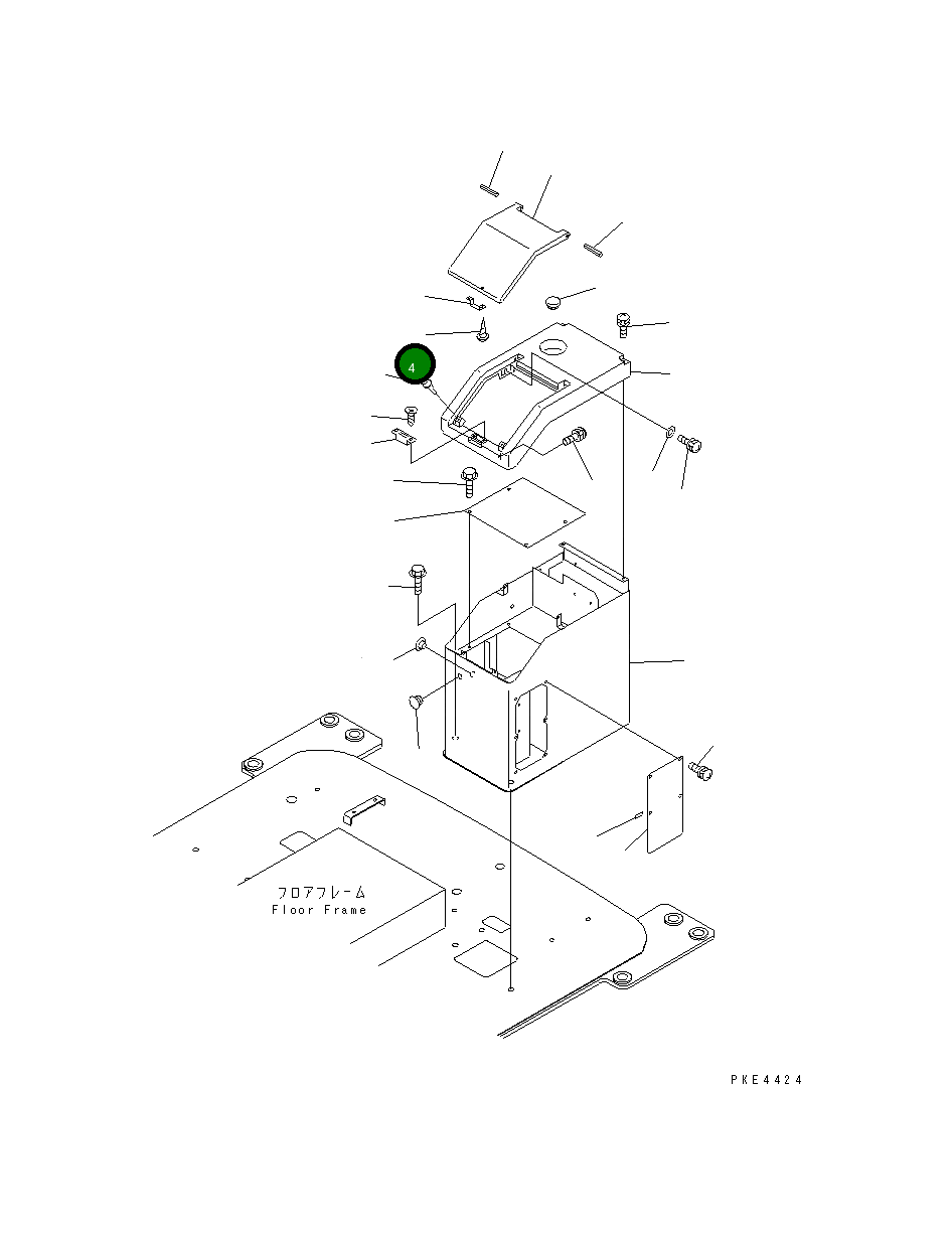 Винт 421-54-22640 Komatsu