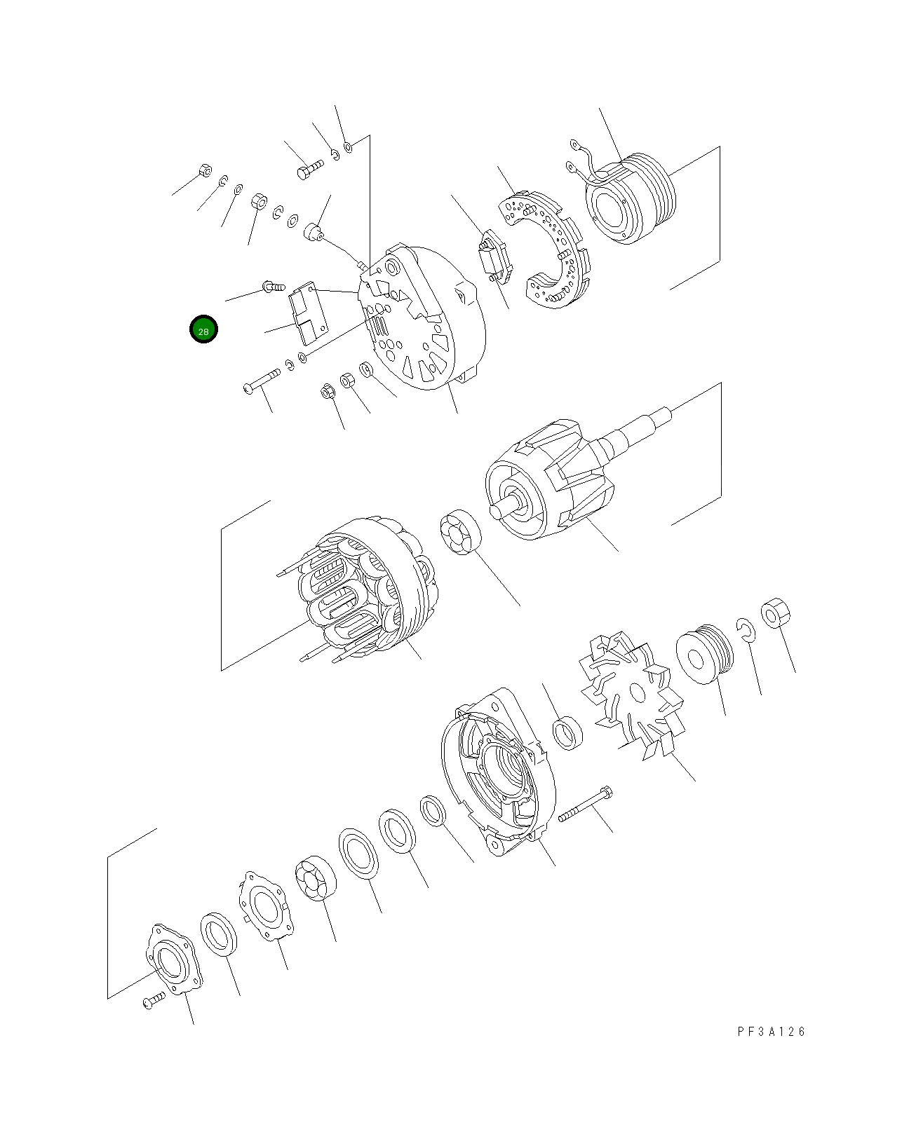 Винт KD0-0055-051 Komatsu