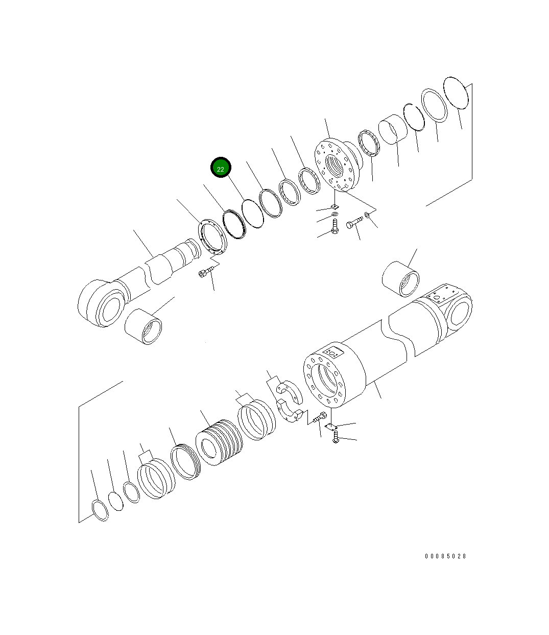 Втулка 707-88-38540 Komatsu