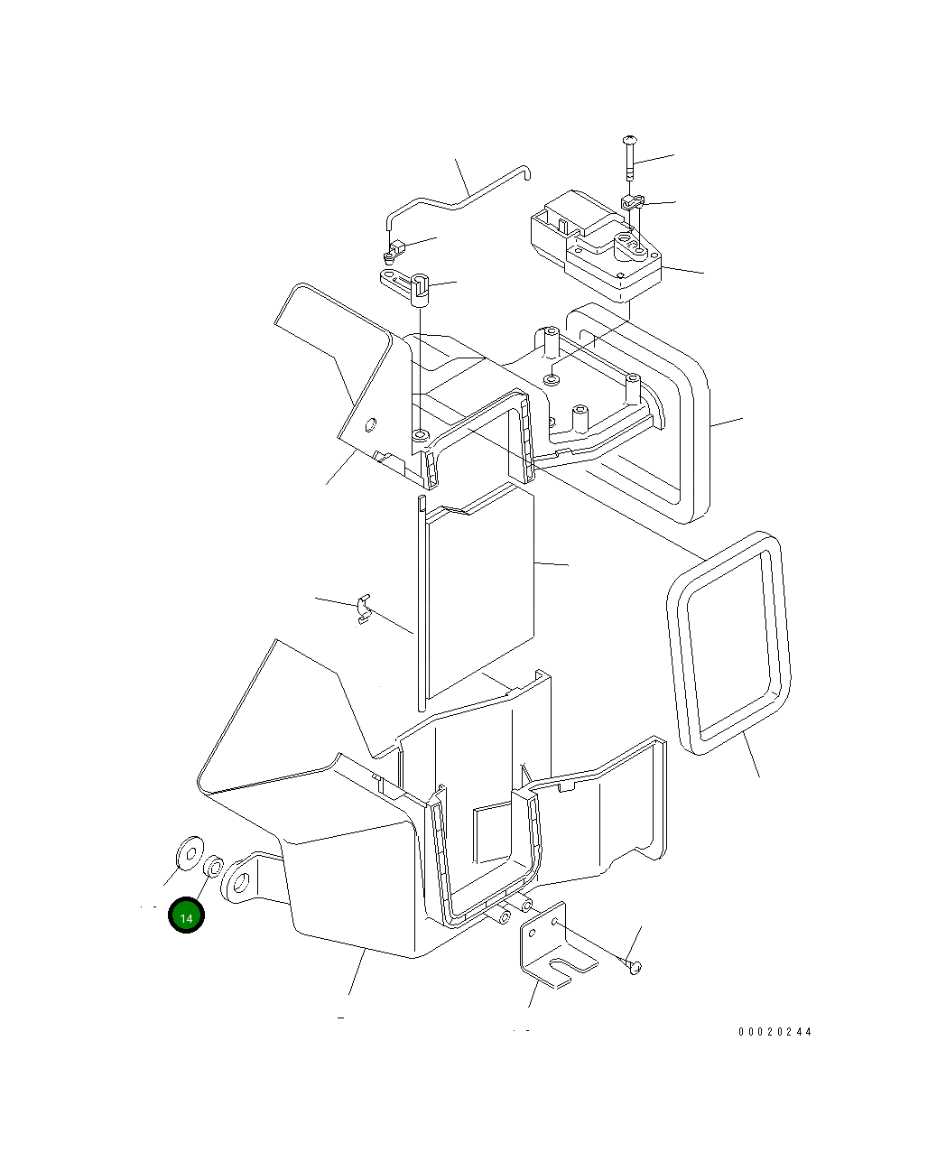 Втулка DK582021-5200 Komatsu
