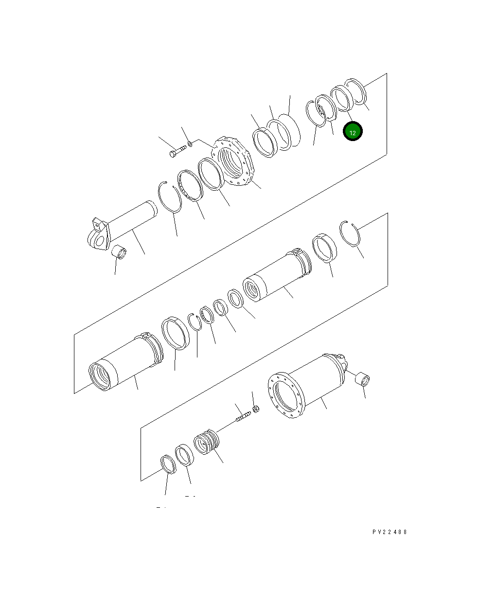 Втулка 566-63-22210 Komatsu