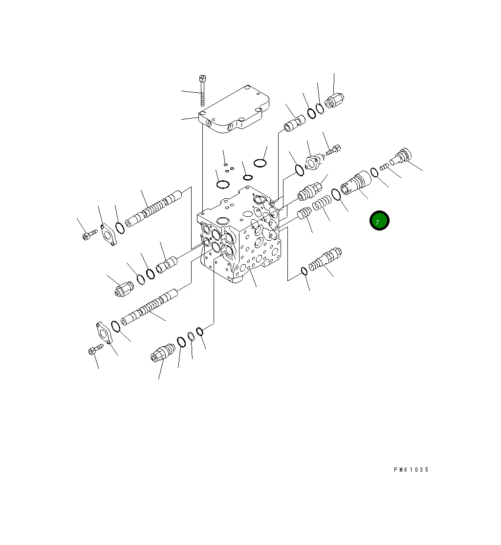 Втулка TM3516-207 Komatsu