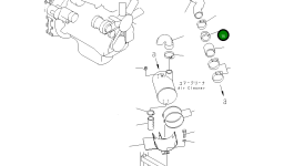 Втулка 8206-01-3040 Komatsu