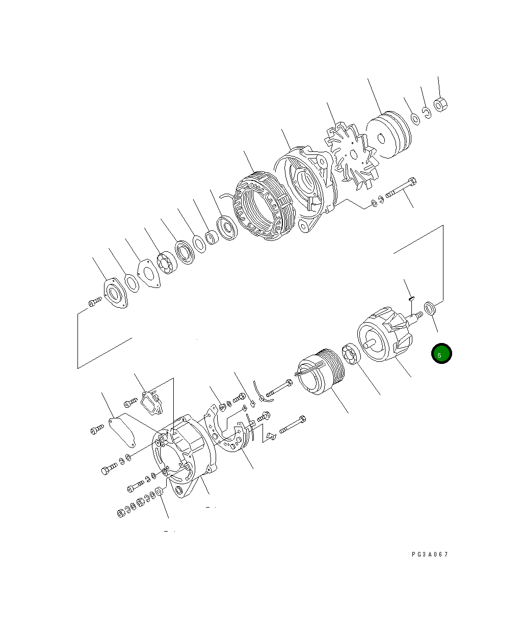Втулка KD1-33923-0780 Komatsu