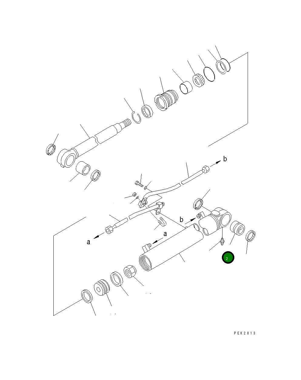 Втулка 707-76-65460 Komatsu