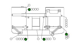 Винт с цилиндрической головкой - M20 X 2.50 X 70 MM0085 Komatsu