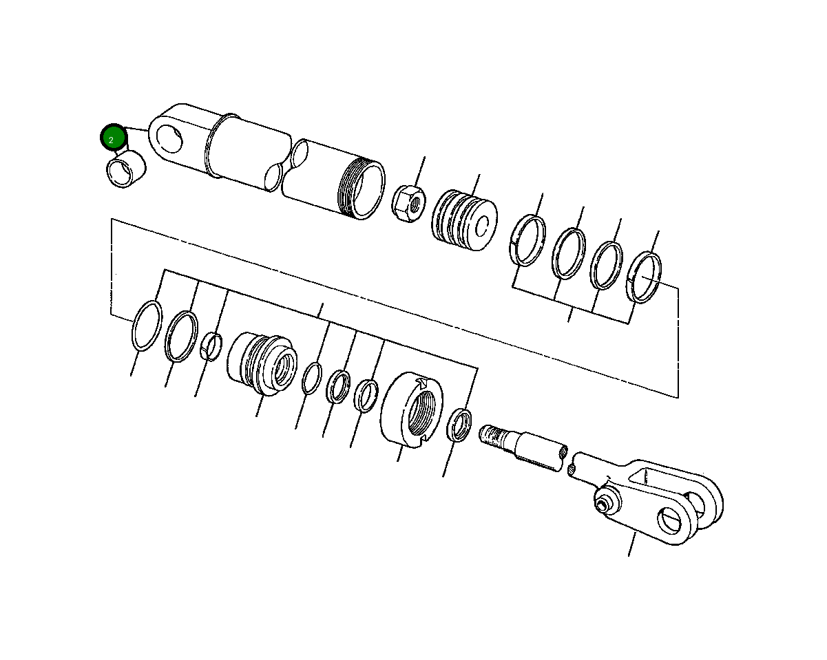 Втулка 939 062 C1 Komatsu