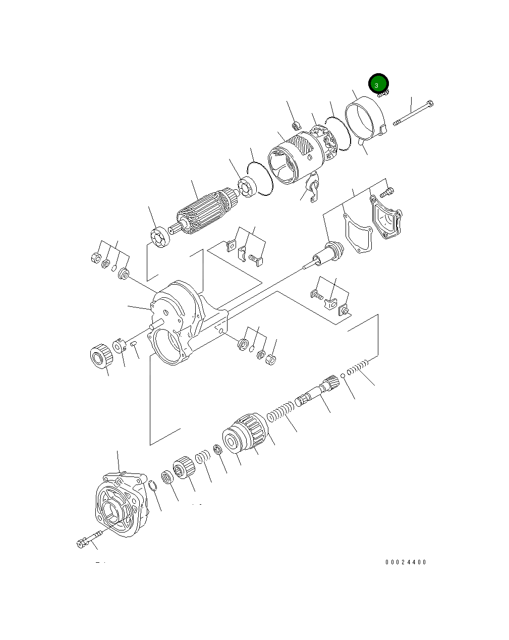 Винт 455-313 Komatsu