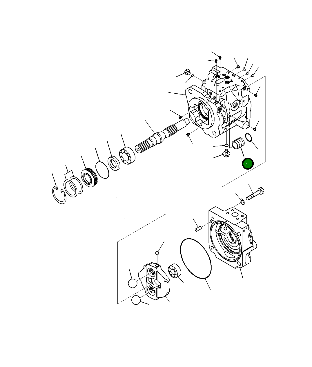 Втулка 708-1W-44160 Komatsu
