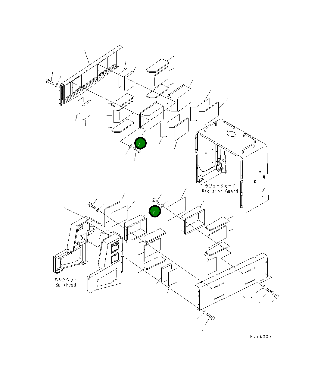 Воздуховод 426-Z84-5850 Komatsu