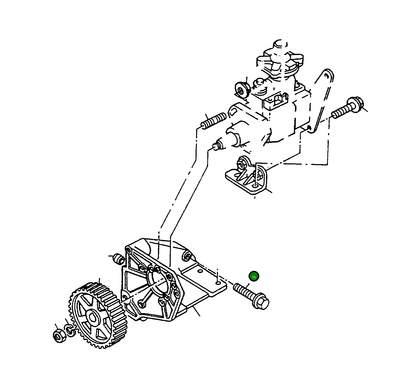 Винт 4918155M1 Komatsu