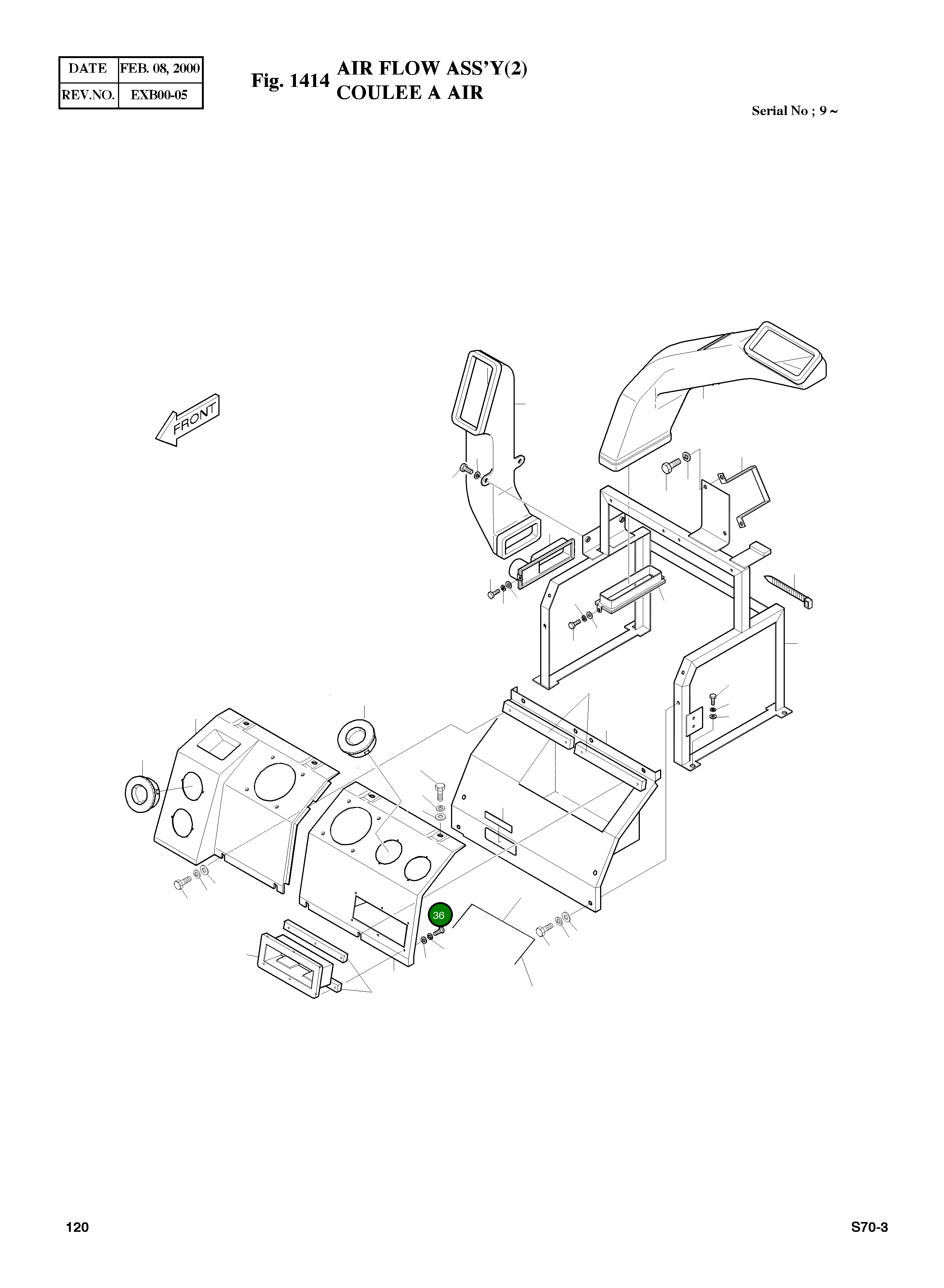 Винт M4X0.7X12 S3458583 Komatsu