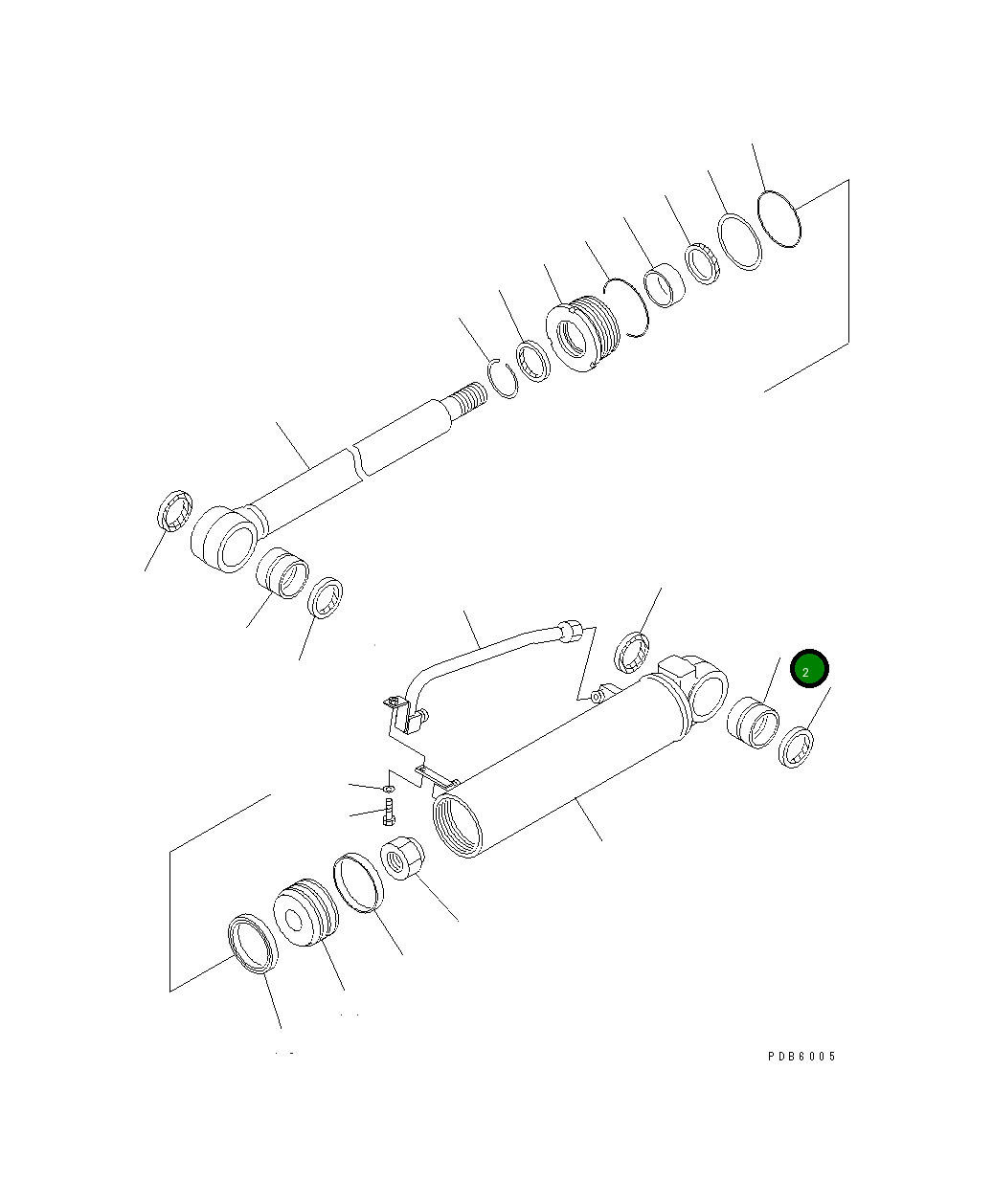 Втулка 707-76-80360 Komatsu