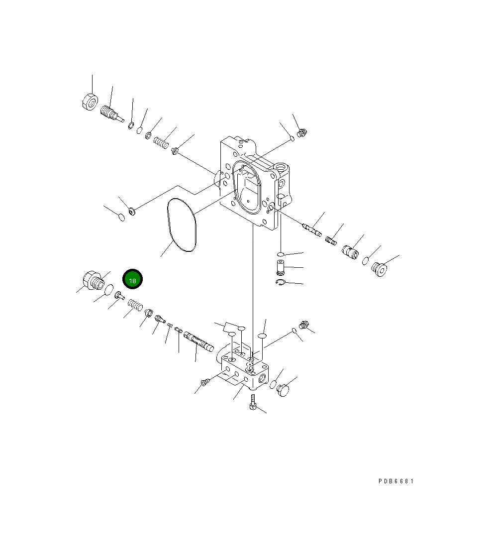 Винт 708-1L-25410 Komatsu