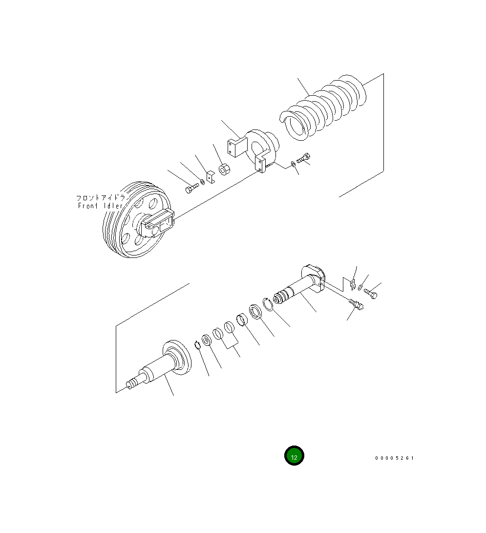Втулка 707-52-15430 Komatsu