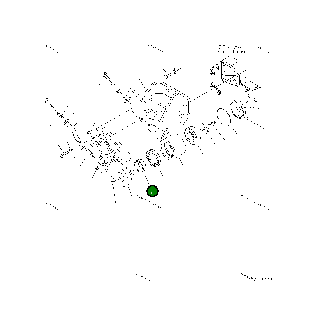 Втулка 6240-61-3651 Komatsu