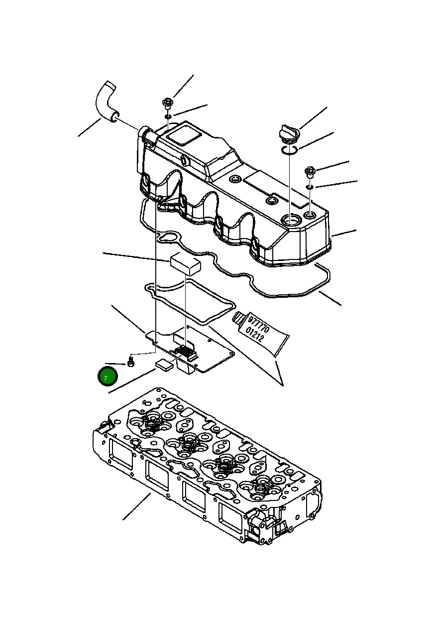 Винт YM228575-00100 Komatsu