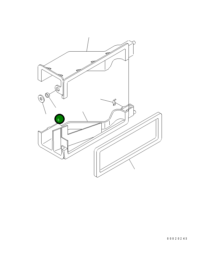 Втулка DK582021-5100 Komatsu