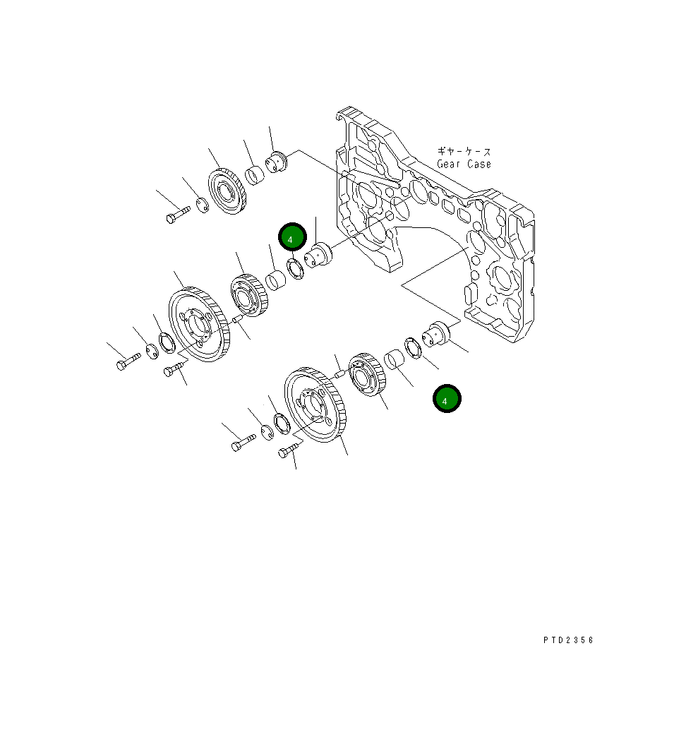 Втулка 6212-31-6130 Komatsu