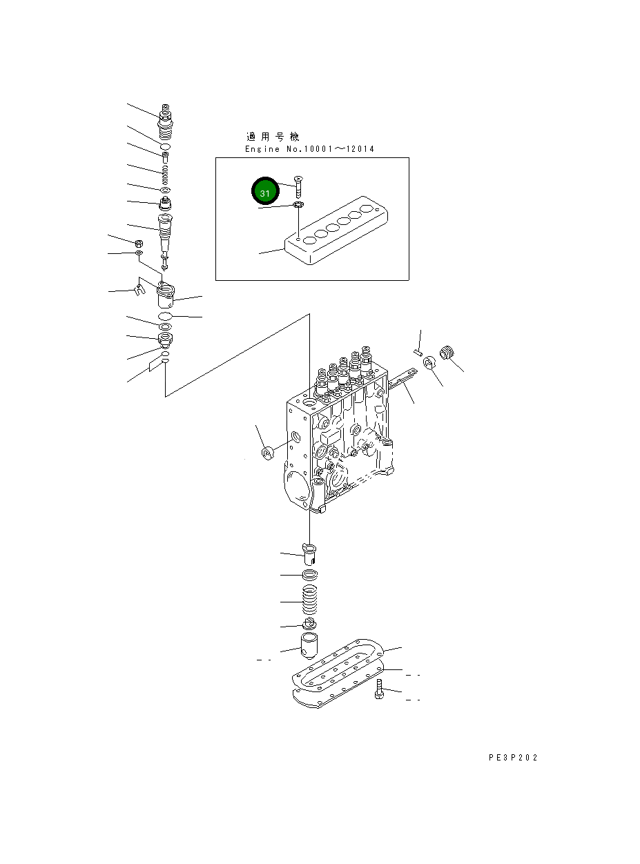 Винт DK021306-3010 Komatsu