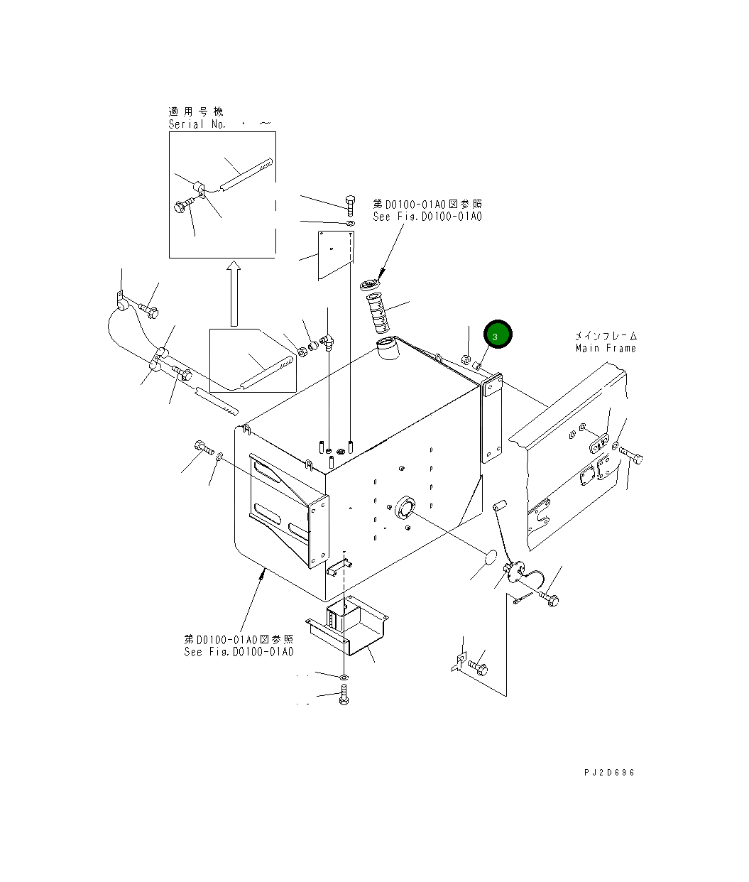 Втулка 561-04-61230 Komatsu