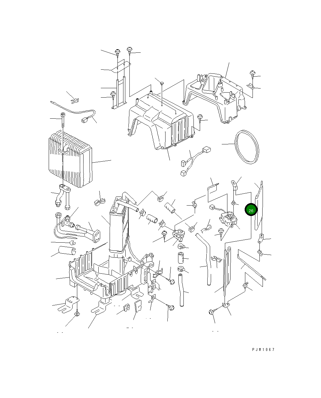 Втулка ND146625-2630 Komatsu