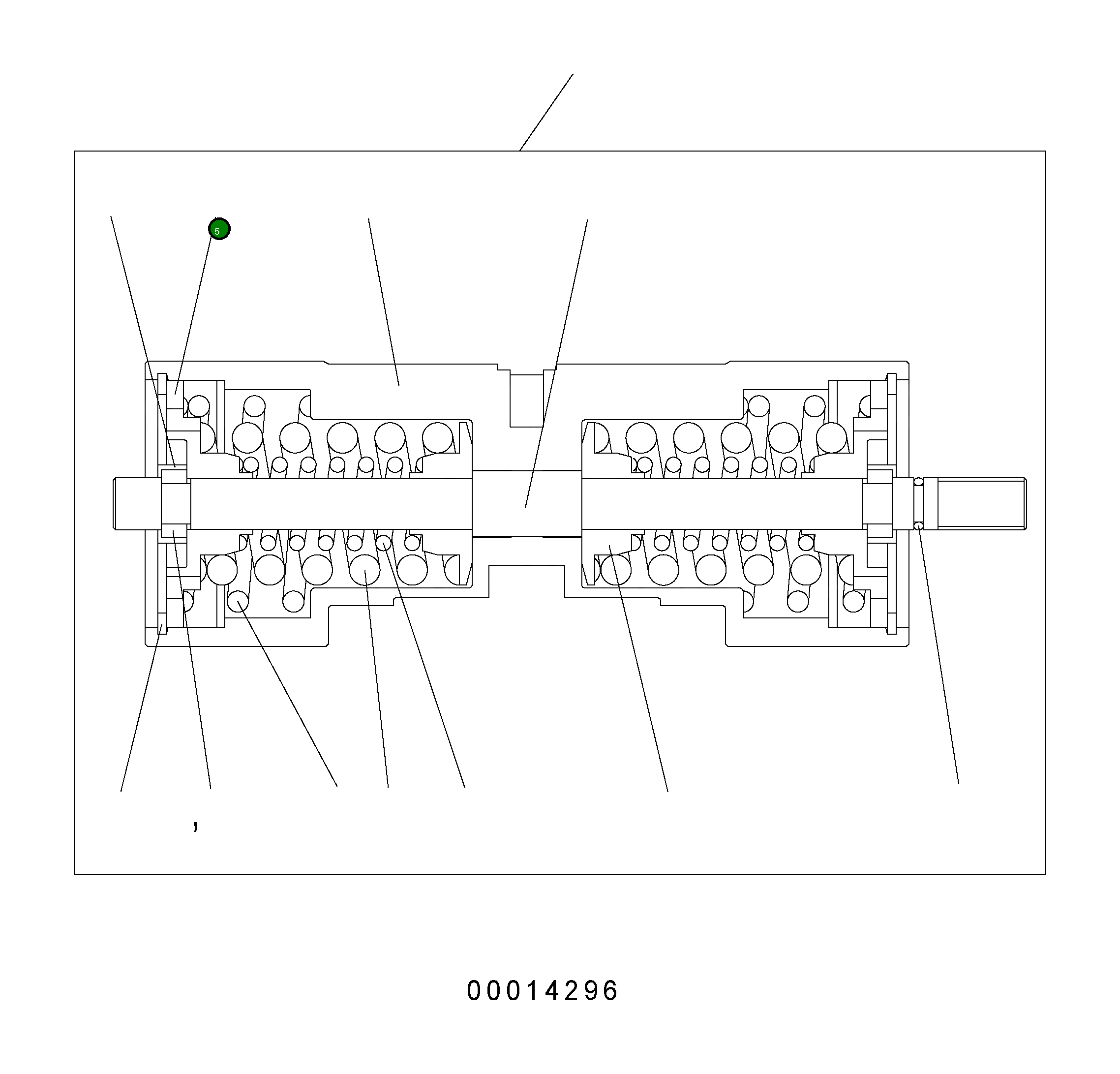 Втулка UC1720201014 Komatsu