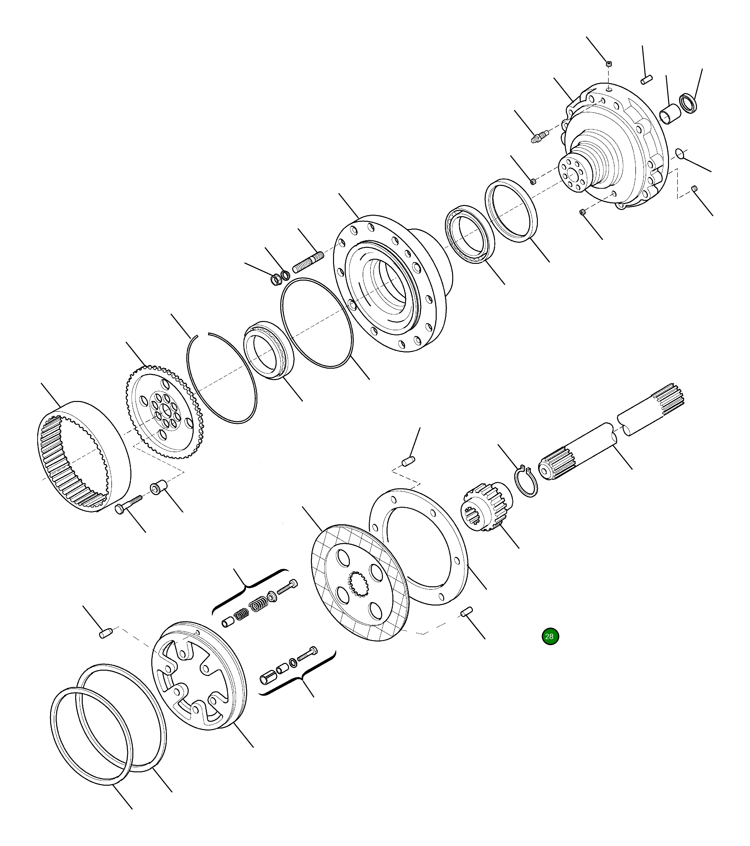 Втулка CA0130289 Komatsu