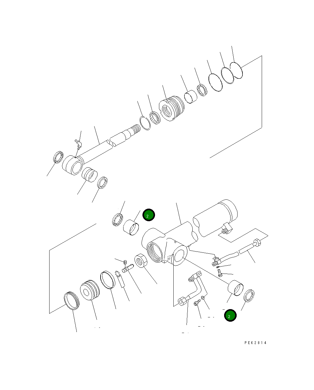 Втулка 707-76-65420 Komatsu