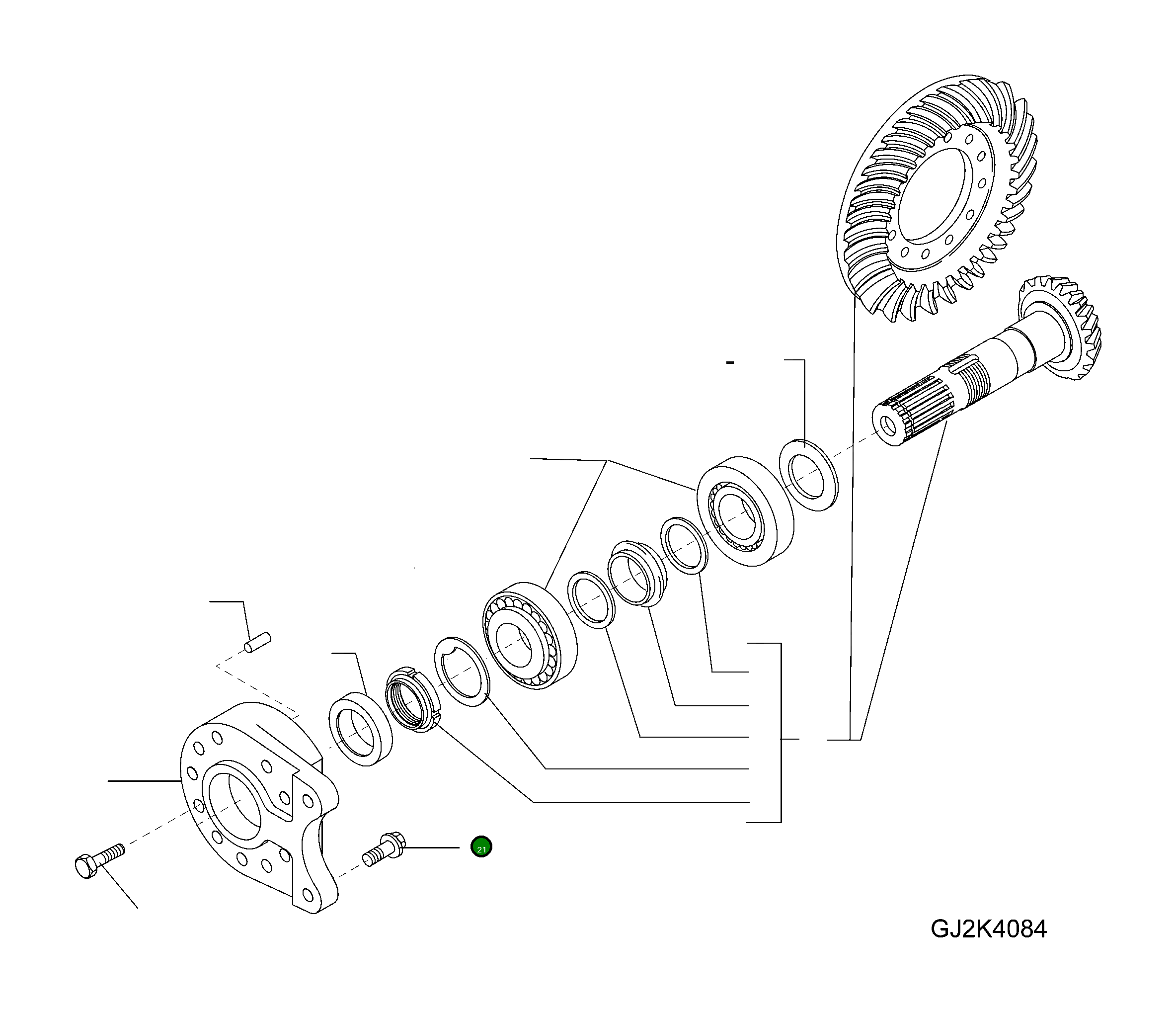 Винт 42T-22-H0P51 Komatsu