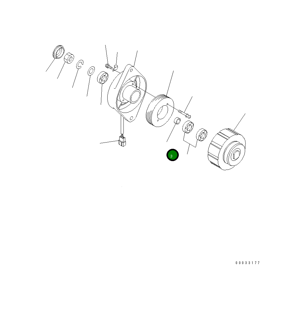 Втулка YMX4A10092KA Komatsu