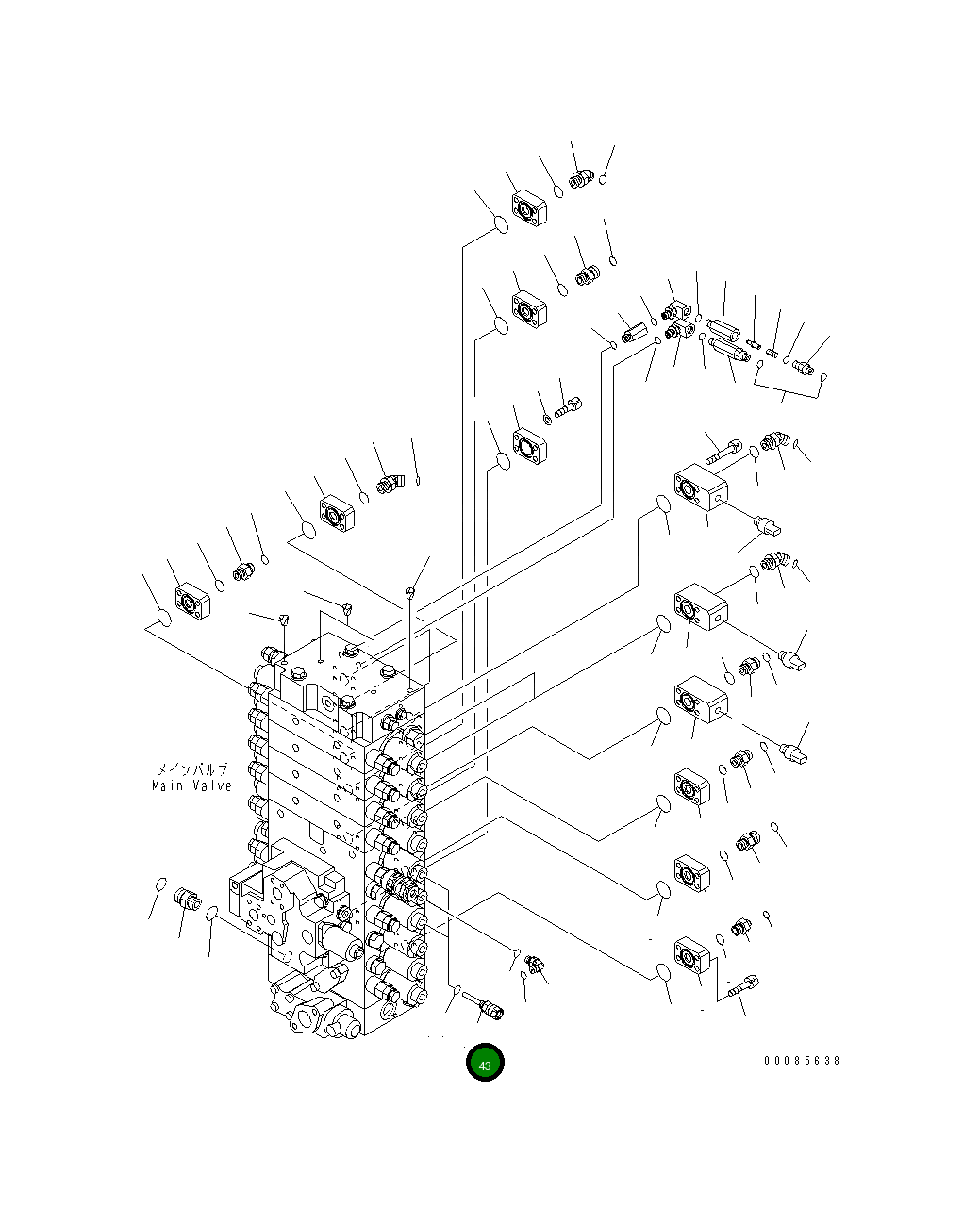 Втулка 8234-62-2390 Komatsu