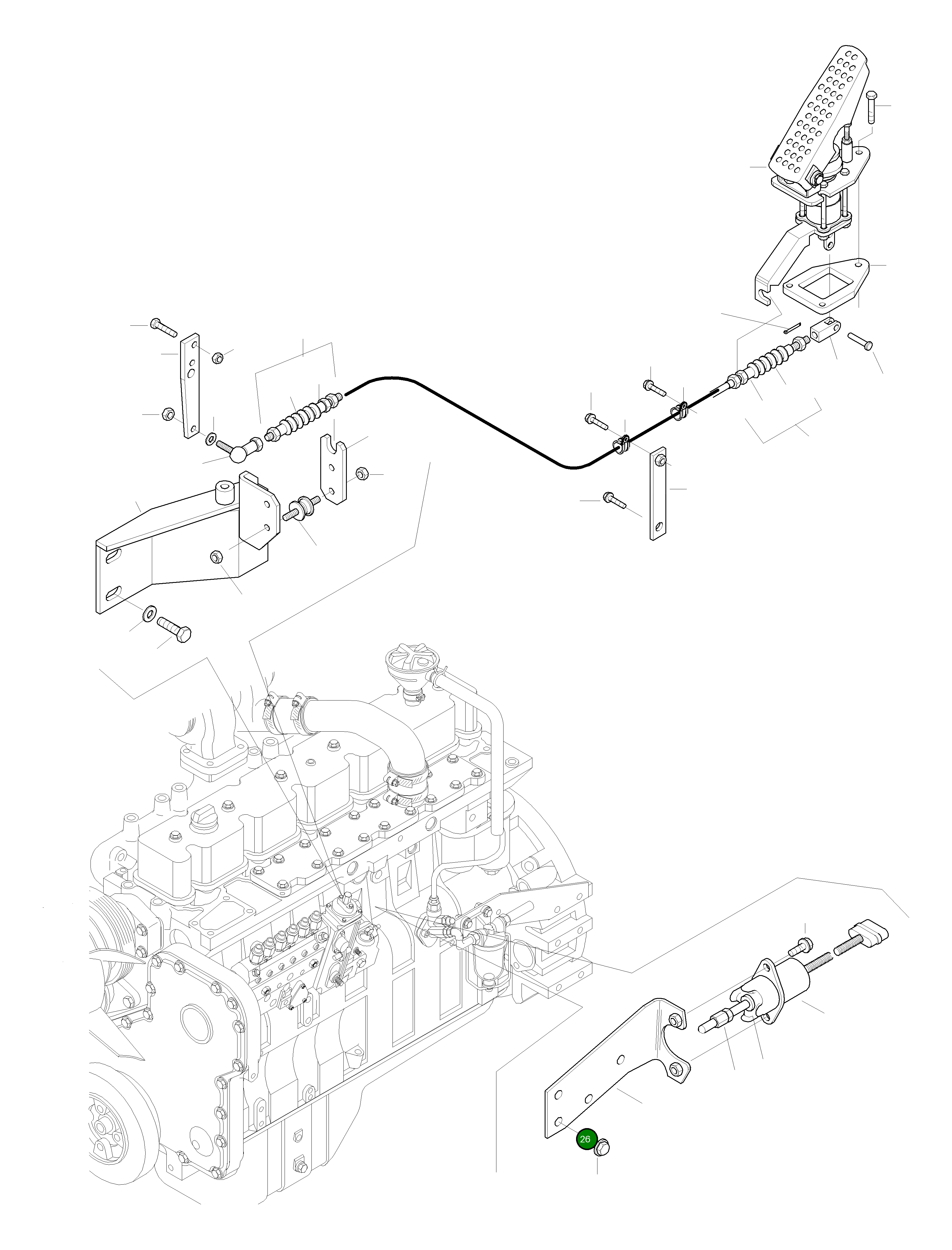 Винт CU3903990 Komatsu