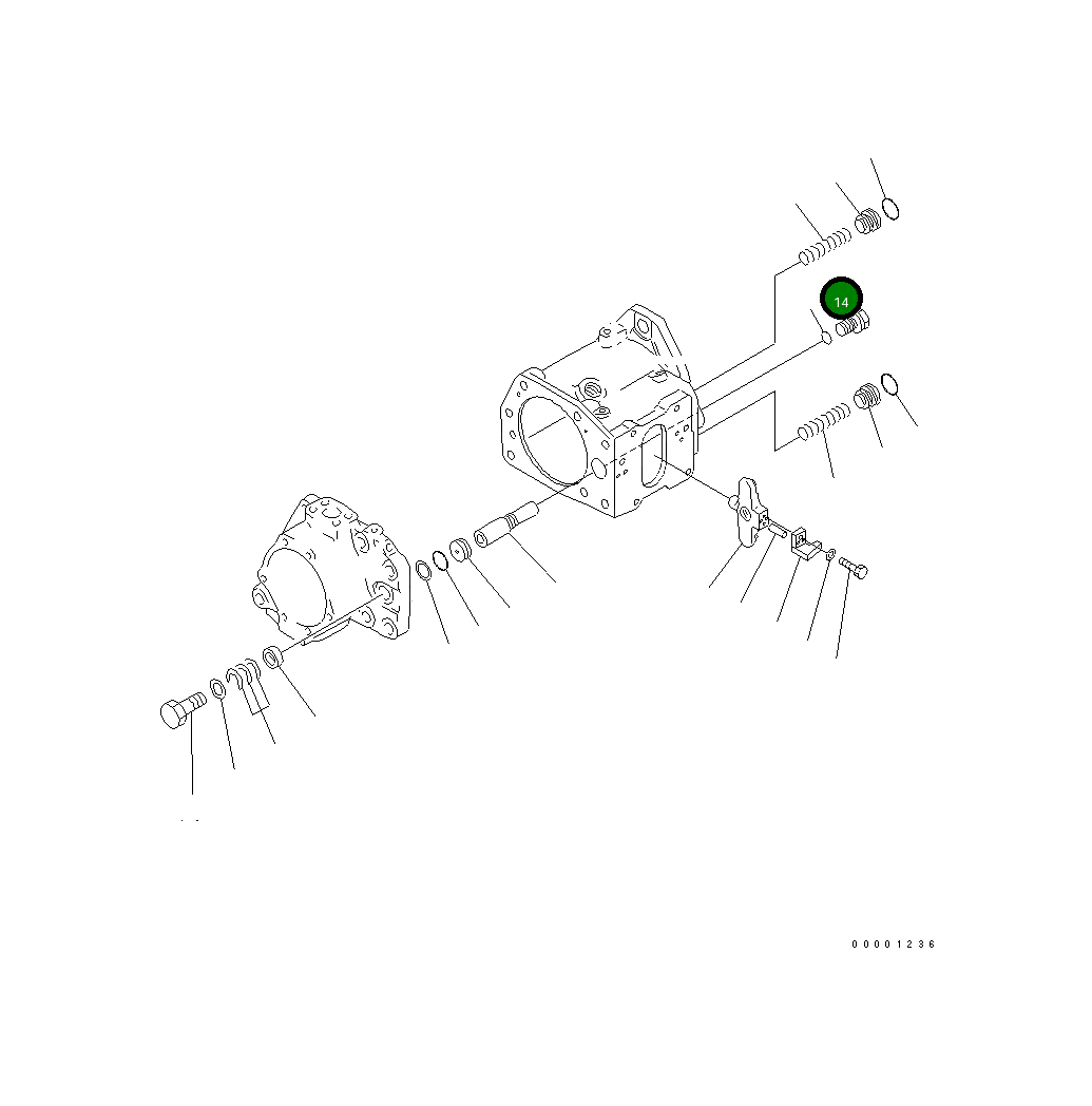 Винт 708-1L-24220 Komatsu
