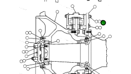 Гайка - 1" - 14NF VN7703 Komatsu