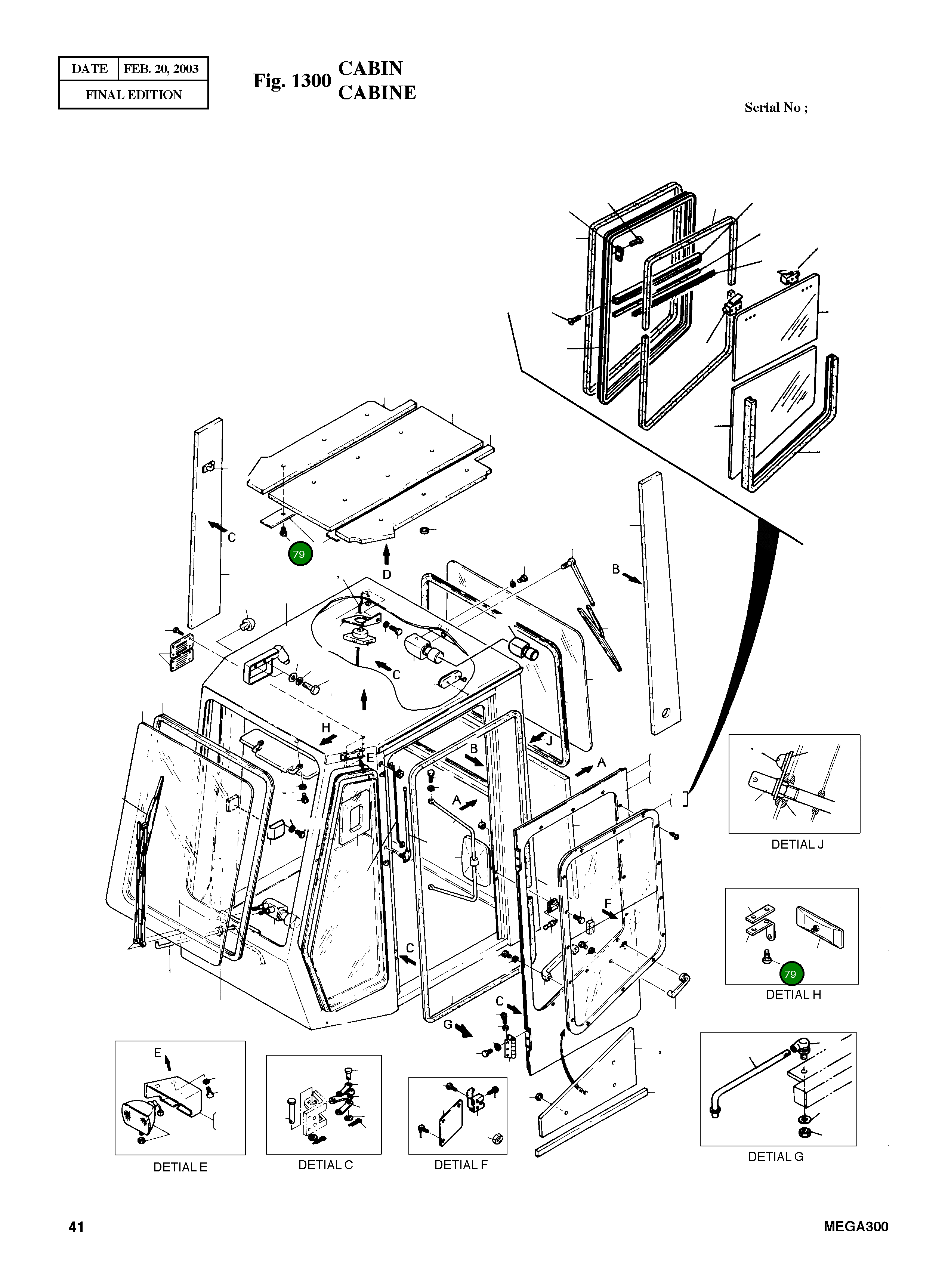 Винт S3450293 Komatsu
