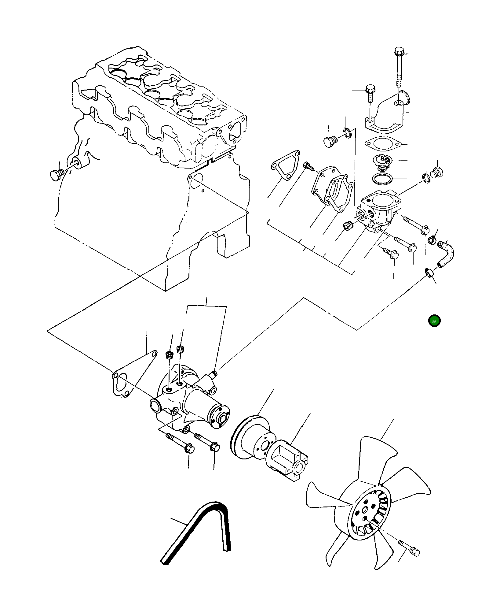 Винт YMR000408 Komatsu